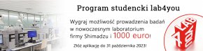 Program studencki lab4you Shimadzu