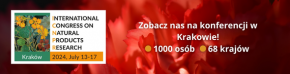 Znajdźcie nas na International Congress on Natural Products Research